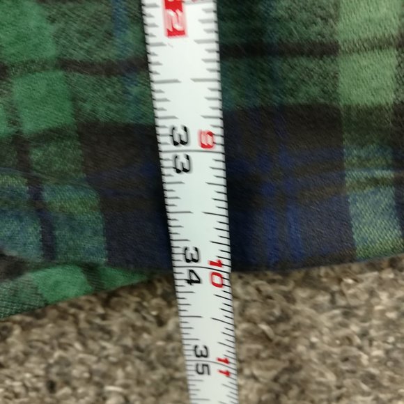 VTG LL Bean Jacket Thinsulate Flannel Quilted Blackwatch Plaid Mens Large Tall - Picture 9 of 9
